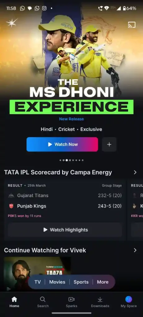 JioHotstar Premium Version